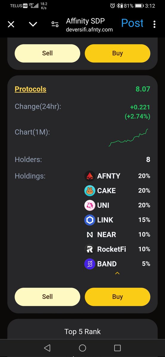 Looking to diversify your portfolio?

Check out deversifi.afnty.com

With a #USDC deposit, you can enter in one of these 4 pools.  A decentralized product developed by <a href="/AffinityDefi/">Affinity</a>

#BTC #ETH #BNB #SOL #XRP #ADA #MATIC #LINK #AVAX #CAKE #DOT