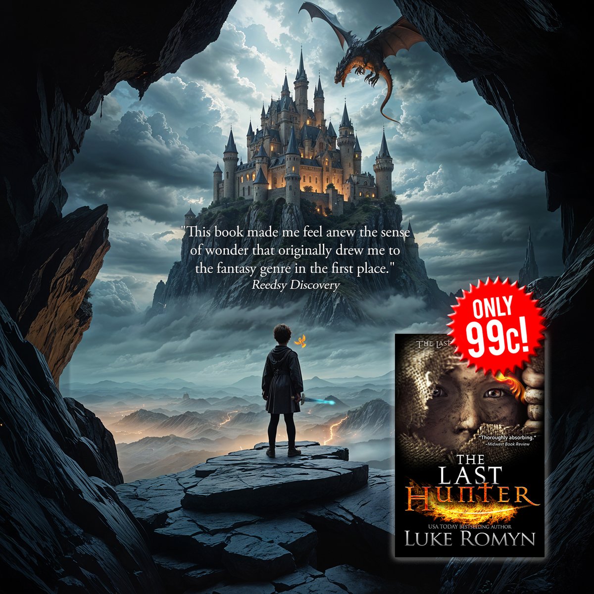 🔥🔥🔥On sale for only 99c!🔥🔥🔥

"This book made me feel anew the sense of wonder that originally drew me to the fantasy genre in the first place." Reedsy Discovery

Grab your Kindle copy now! amazon.com/dp/B08BPJCQPC