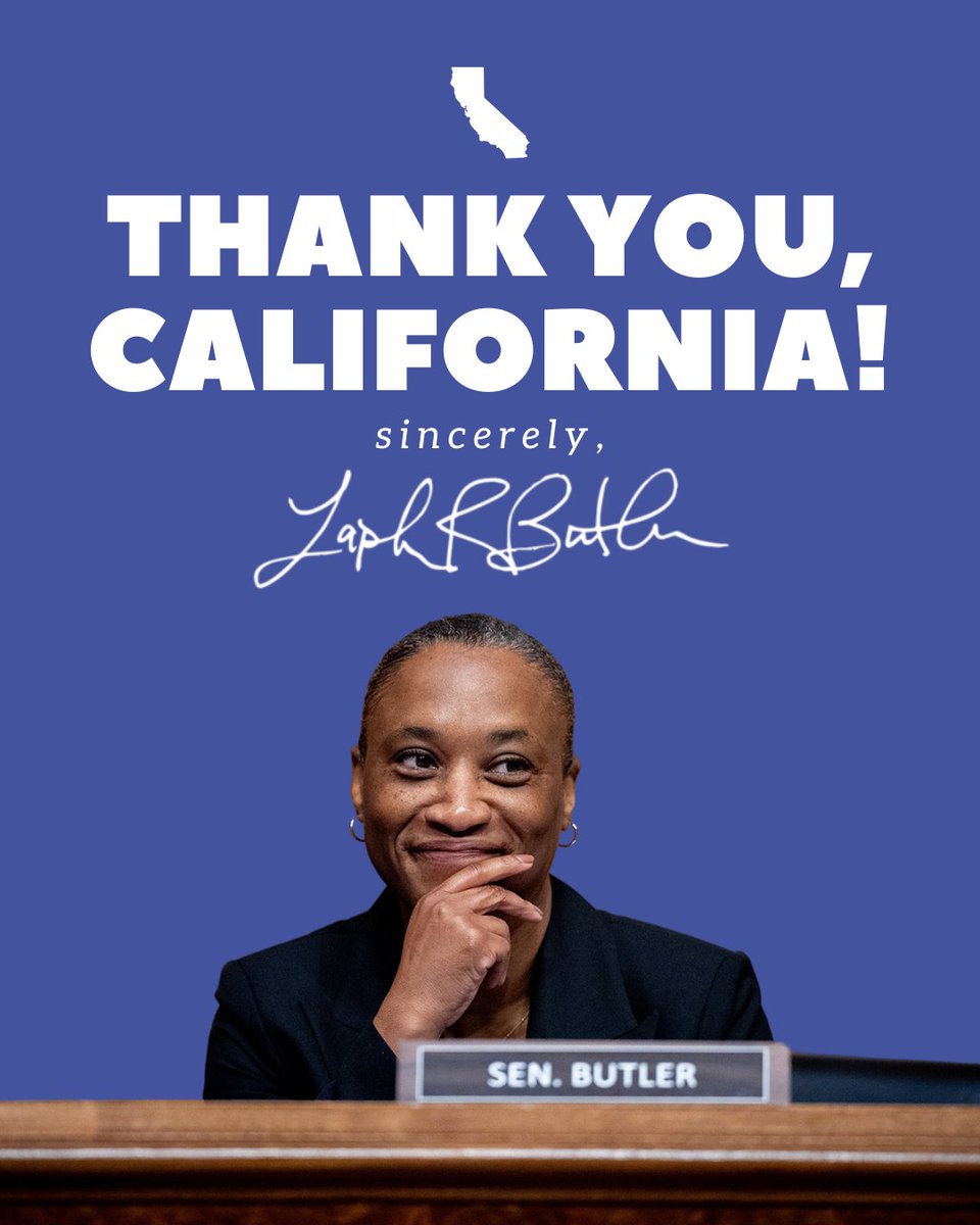 Thank you, California.