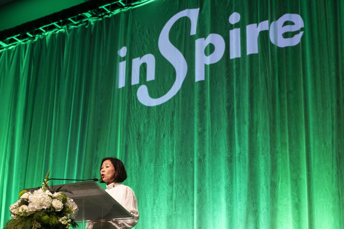 UNOmaha's tweet photo. Congratulations to @UNO_Chancellor Li for being named Woman of the Year at the Omaha World-Herald Inspire Awards. 

📸: @OWHnews https://t.co/Zk7ghuQ4zb