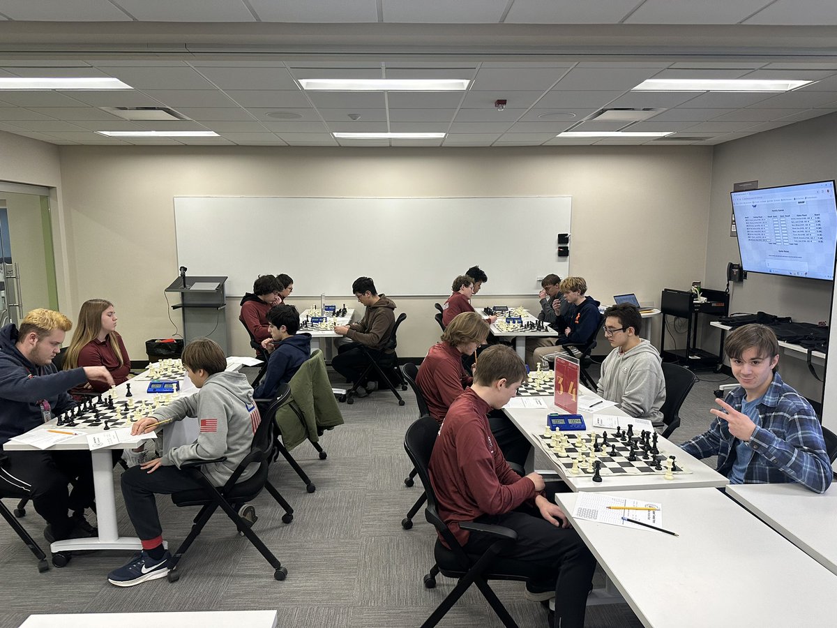Stagg Chess in action today at Lockport.  Go Chargers!!!!