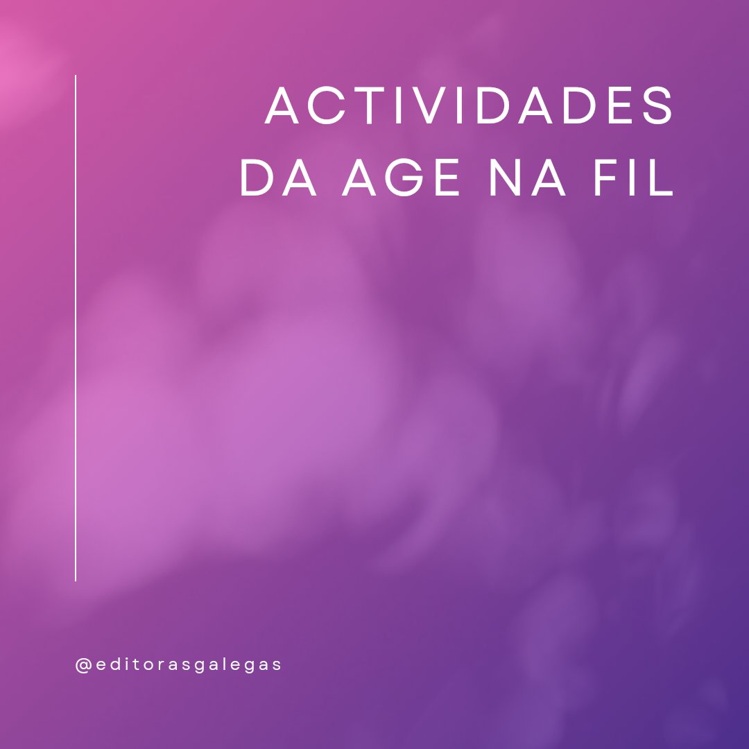 EditorasGalegas's tweet photo. Actividades da Asociación Galega de Editoras na @FILGuadalajara

📑  4 de decembro

⏱️ 11:00 A conferencia e presentación da edición bilingüe do libro 📗 100 años de edición moderna en Galicia

⏱️ 12:00 Presentación do Premio Internacional Compostela para Álbumes Ilustrados https://t.co/DttpvEkvoD