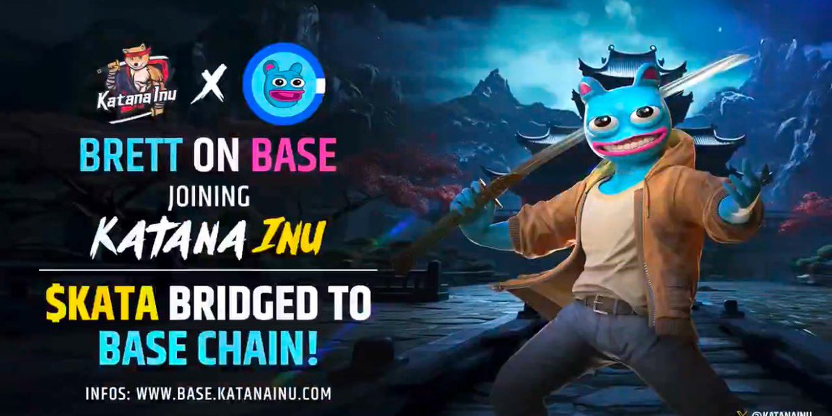 BrianneFrey's tweet photo. $KATA ⚔️🔥

$KATA is having a great day!

✅ Up 44% 

✅ Announced Base integration 

✅ $BRETT is now part of the $KATA ecosystem https://t.co/vs04vYQbxZ