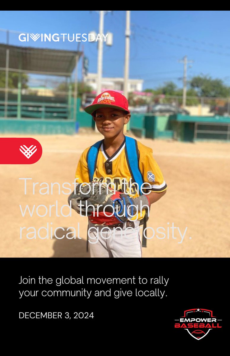 straleyproject's tweet image. I know your feed is probably filled with Giving Tuesday posts today, and every cause is deserving of support. If you’re looking for a meaningful way to make an impact, we’d love for you to consider Empower Baseball 📷.
givebutter.com/zD4wd3