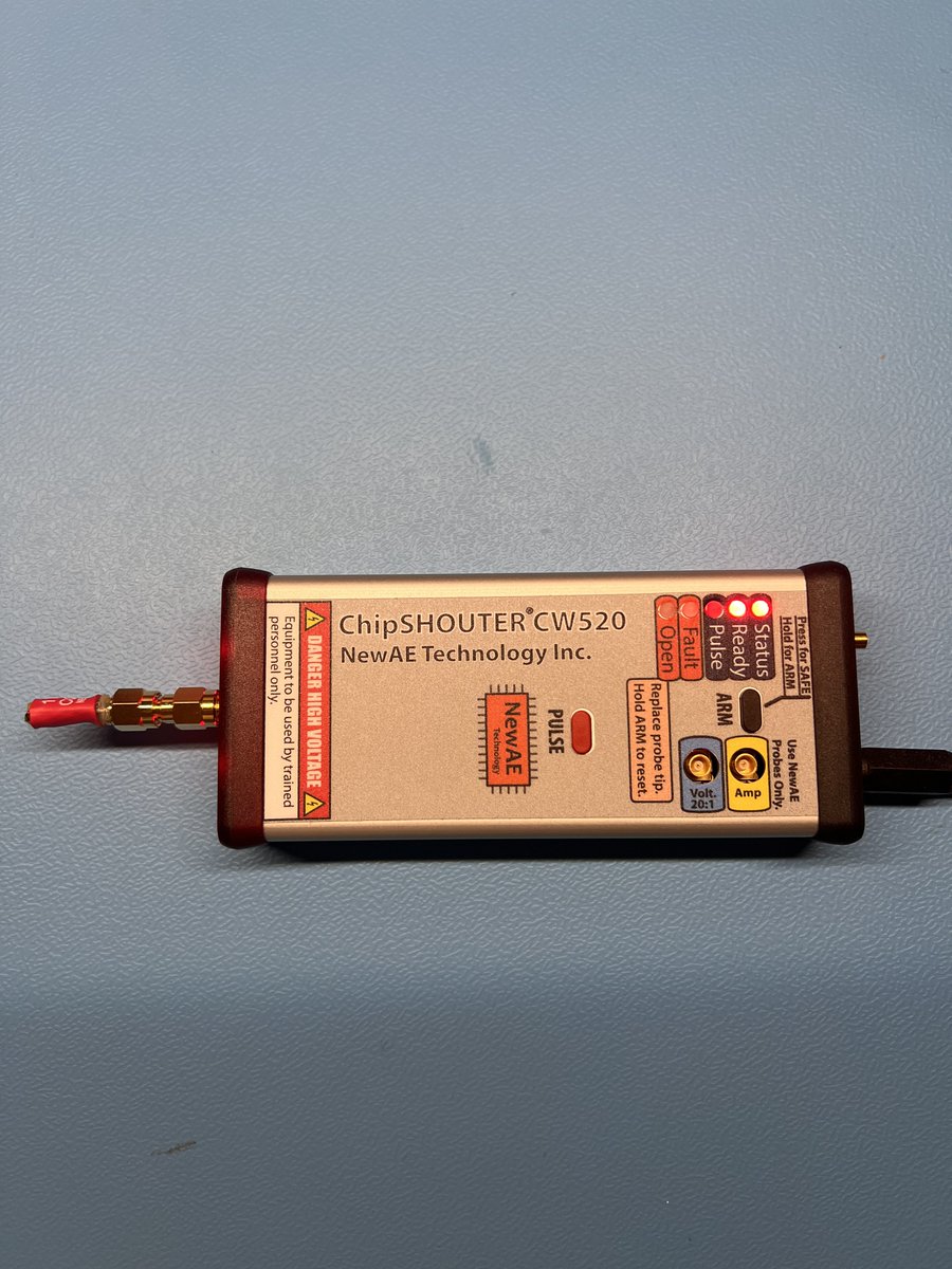 How it started. How it's going.

Left picture shows PicoEMP, a simple electromagnetic fault injection (EMFI) tool I built 2 years ago.
Right picture is ChipShouter, a commercial/professional EMFI tool. I'm looking forward to using it. Both are designed by Colin O'Flynn