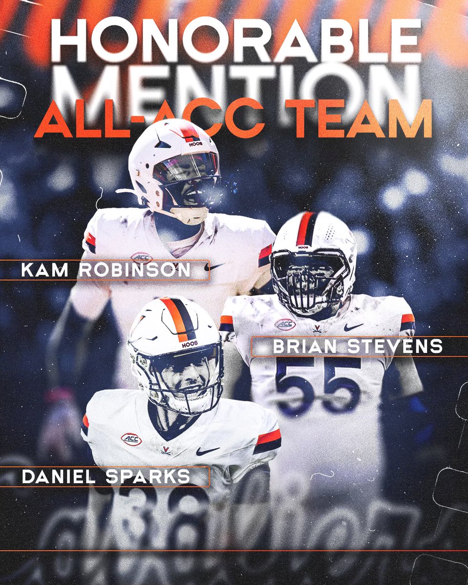 All <a href="/ACCFootball/">ACC Football</a> 
Bunch of ball players🏈
<a href="/Kamrenrobinsonn/">Kamren Robinson</a> x <a href="/bsteves07/">Brian Stevens</a> x <a href="/Dsparks115/">Daniel Sparks</a> 

#UVAStrong | #GoHoos ⚔️