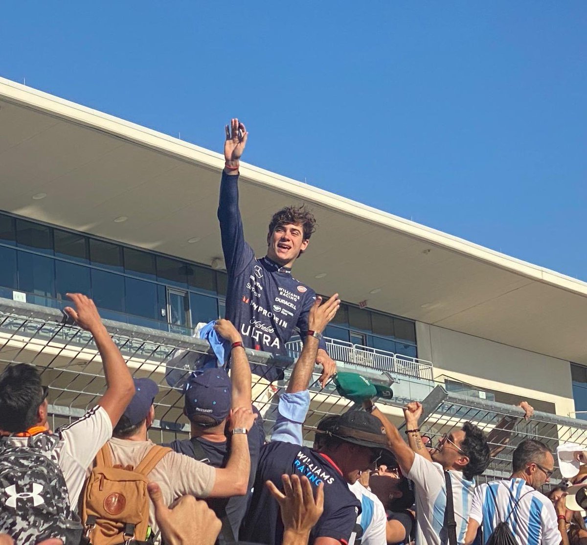 opin0loga's tweet photo. nos devolvió la alegría de tener a un argentino en f1, es un gran piloto, un diamante en bruto y su camino recién comienza. millones te apoyamos franco, a donde sea que vayas te vamos a seguir! 

#ColapintoToF1In2025 https://t.co/q1RCJjhKWF