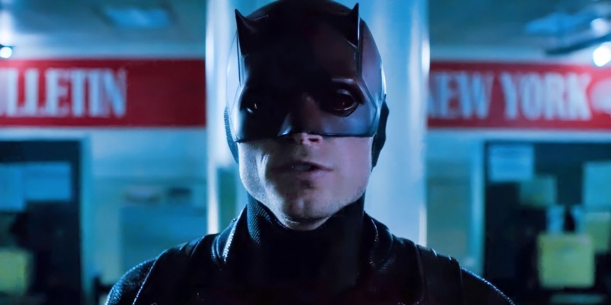 screenrant's tweet photo. Wilson Bethel says #DaredevilBornAgain takes place 5 years after the original #Daredevil.

Source: Collider https://t.co/LEmCqLk9Mg