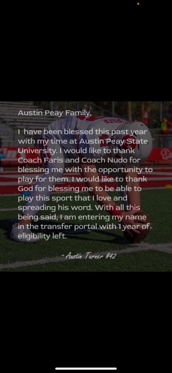 Austin Turner (@austint2021) on Twitter photo 2024 Vrbo Fiesta Bowl
2 year starter
25 games 0 bad snaps
Punt and Field Goal
Fbs and Fcs starter
5 tackles
Blocking and Releasing
6’3 235
<a href="/DanOrnerKicking/">DanOrnerKicking</a> 2024 Vrbo Fiesta Bowl
2 year starter
25 games 0 bad snaps
Punt and Field Goal
Fbs and Fcs starter
5 tackles
Blocking and Releasing
6’3 235
<a href="/DanOrnerKicking/">DanOrnerKicking</a>