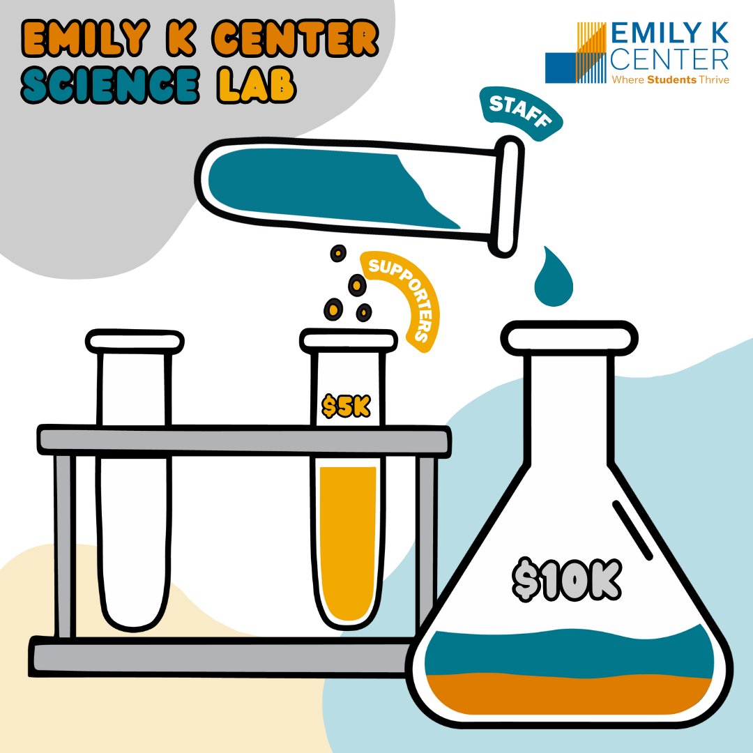 Thanks to YOU, we’re one step closer to completing our #GivingTuesday science experiment! 🧪🎉 We've raised enough to add the second ingredient, but we need your help to hit $15K by the end of the day! Donate at emilyk.org/givingtuesday