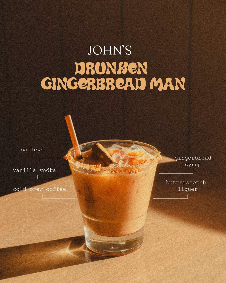 It's December cocktail battle time &amp; things are getting a lil ✨festive✨ Sophie and John are here to spike your holiday spirit! Whether you’re wishing for magic or craving some gingerbread mischief, these festive sips will have you asking Santa for more 🎅 Only at the Paw Pub.