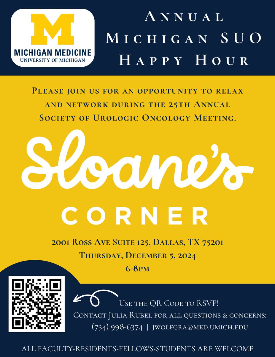 Simpa Salami (@samsimsal) on Twitter photo Are you attending #SUO2024? You are invited to join the <a href="/UMichUrology/">Michigan Urology</a> team happy hour <a href="/UroOnc/">Society of Urologic Oncology</a> <a href="/SUO_YUO/">YUO</a>. See you soon! Are you attending #SUO2024? You are invited to join the <a href="/UMichUrology/">Michigan Urology</a> team happy hour <a href="/UroOnc/">Society of Urologic Oncology</a> <a href="/SUO_YUO/">YUO</a>. See you soon!