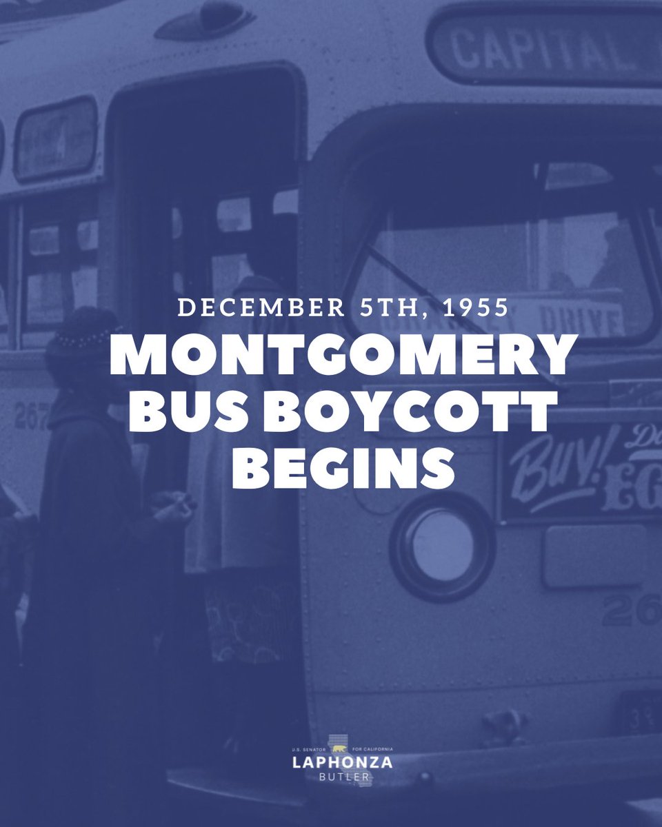 Today marks the anniversary of the start of the Montgomery Bus Boycott, a watershed moment in the fight for justice.

In our quest for justice for all, let us not forget the extraordinary power when ordinary people come together.