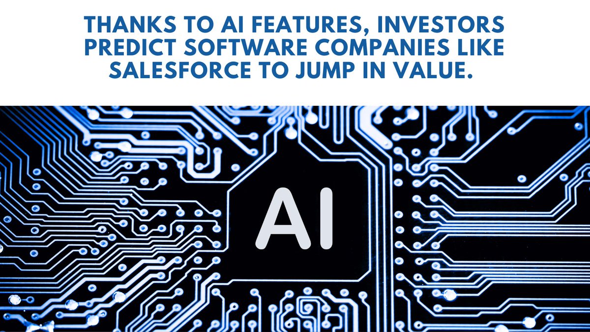 originalfeed's tweet image. Thanks to AI features, investors predict software companies like Salesforce to jump in value. Salesforce is betting on AI tools like AegntForce, which provides customer service support. Do you use Salesforce?   #Salesforce #AIFeatures #SoftwareCompanies #AIAssistants