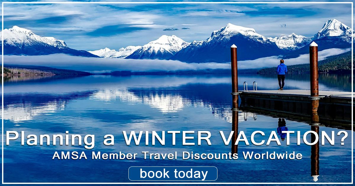 Save with AMSA Member Travel Discounts on WINTER VACATION! Start here: buff.ly/3B7D4up