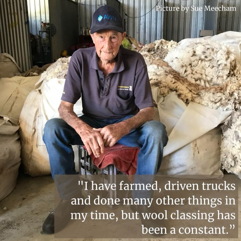 awn_rural's tweet photo. Did you know that our AWN WA Wool Agent, Rob Meecham, has been classing wool for an incredible 63 years? 🐑
Check out the full article in Farm Weekly to learn more about Rob’s remarkable achievement. 🏆
https://t.co/wUgmxHcudZ
#AWN #Wool #AustralianWool #FarmWeekly https://t.co/rEoWj6CGKn