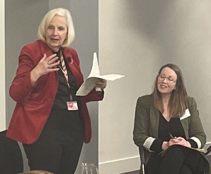 Delighted to join <a href="/jesstud/">@jesstud.bsky.social</a> &amp; the team from <a href="/wearenewlocal/">New Local</a> for the launch of their new report ‘Constructing Consensus’. Such a great panel and audience from local govt, the development industry, voluntary sector &amp; academia. People Powered Planning, yes please ✔️