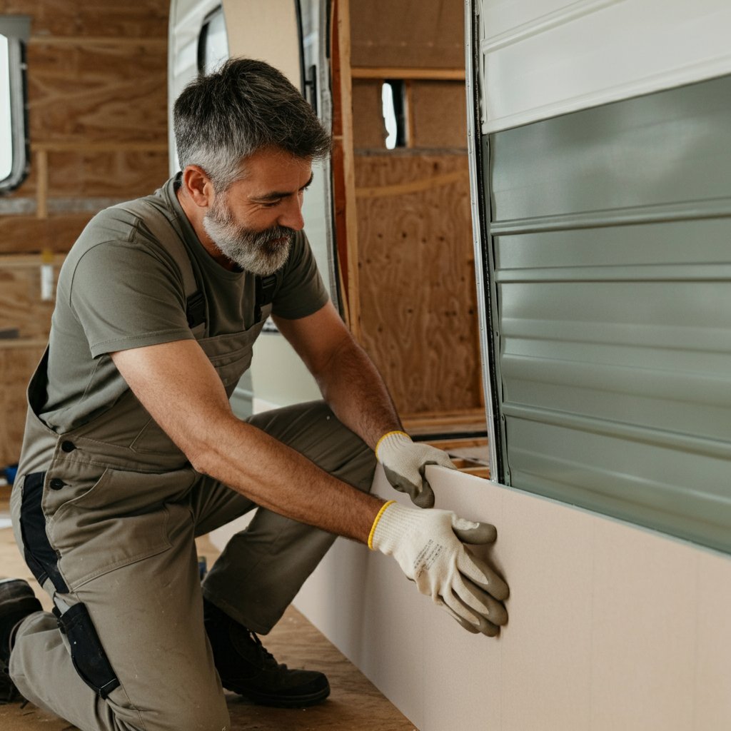 LivingtheRVLif1's tweet image. 🚐 Winter travel? No problem! ❄️ #RVTips for #FullTimeRVers include skirting your RV and using space heaters to stay cozy. 🔥 #RVLivingFullTime