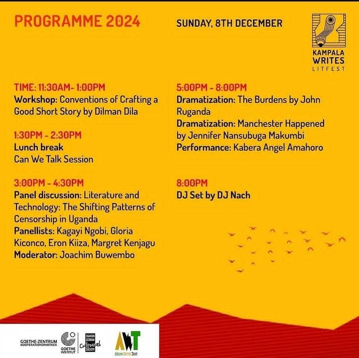 FEMRITE (@femritewriters) on Twitter photo The place to be, this weekend!
Thanks to <a href="/GoetheZentrumUG/">Goethe-Zentrum UGCS</a> <a href="/TrustAwt/">African Writers Trust (AWT)</a>
<a href="/femritewriters/">FEMRITE</a> will be exhibiting Ugandan books. At the event. The place to be, this weekend!
Thanks to <a href="/GoetheZentrumUG/">Goethe-Zentrum UGCS</a> <a href="/TrustAwt/">African Writers Trust (AWT)</a>
<a href="/femritewriters/">FEMRITE</a> will be exhibiting Ugandan books. At the event.