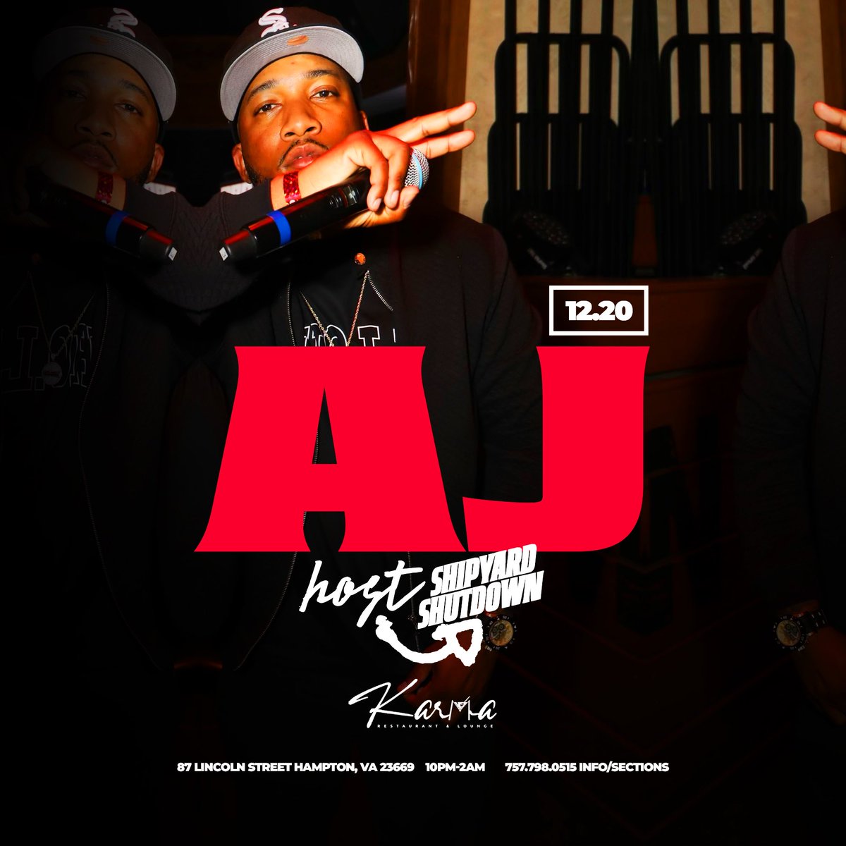 Karma (Hampton, VA) 📍
12/20/24
9pm - 2am
The Family 757 x karmalounge757