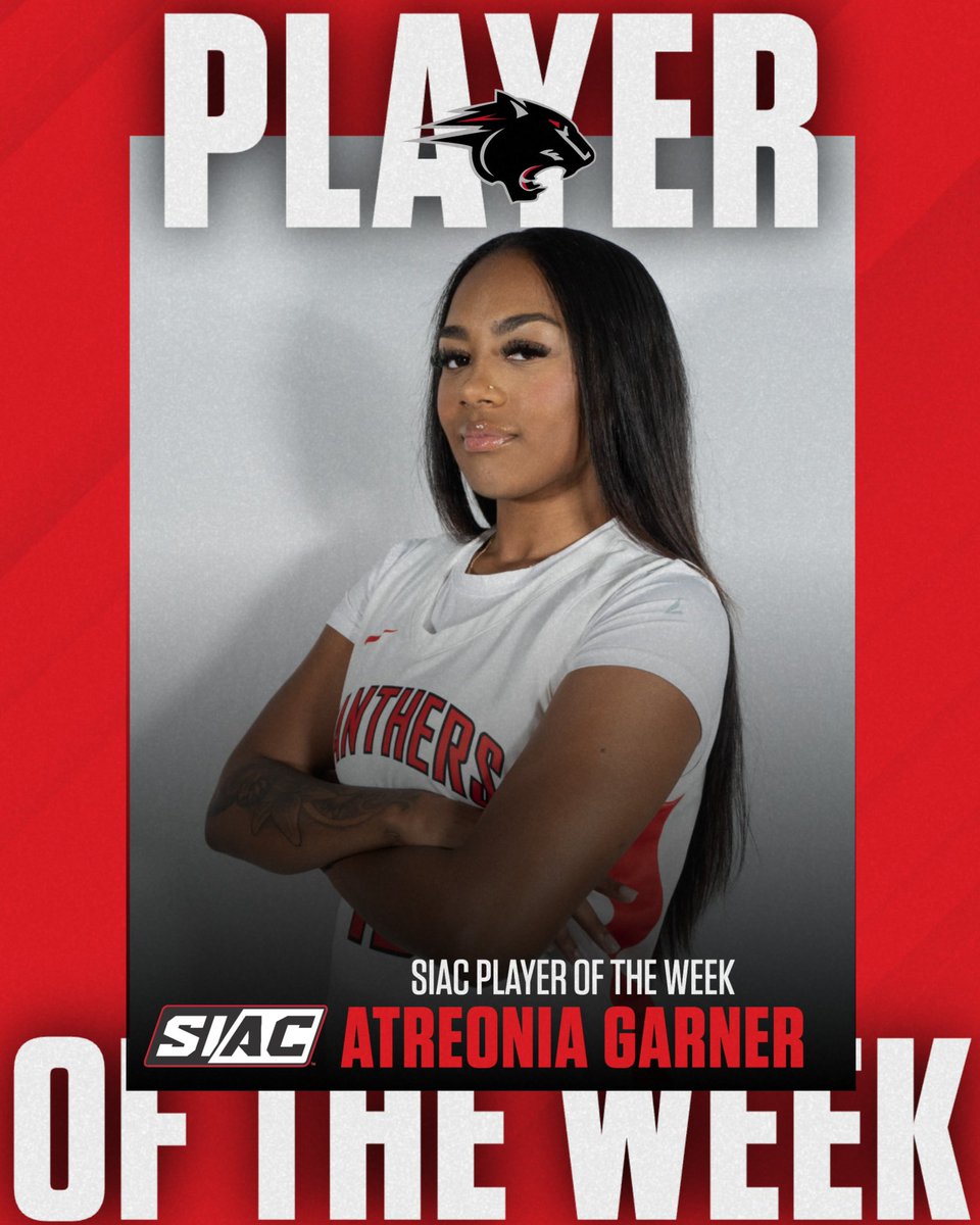 𝐂𝐨𝐧𝐠𝐫𝐚𝐭𝐮𝐥𝐚𝐭𝐢𝐨𝐧𝐬 𝐭𝐨 𝐀𝐭𝐫𝐞𝐨𝐧𝐢𝐚 𝐆𝐚𝐫𝐧𝐞𝐫! 🏀🐾

For the second time this season, Atreonia Garner earns @thesiac Women's Basketball Player of the Week‼️ 

#GoPanthers🐾 | #WeAreCAU | #StrictlyBusiness