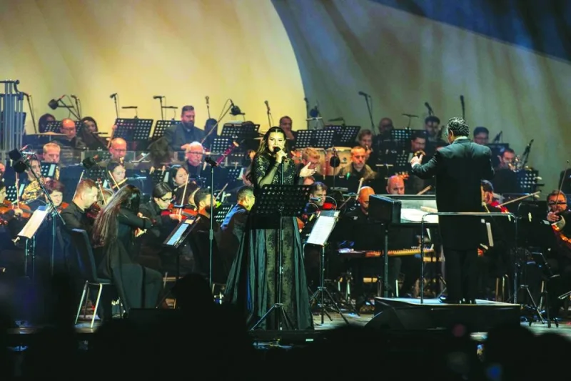 GulfTimes_QATAR's tweet photo. With a stirring performance by one of the Arab world’s leading singers and musicians, Hamza Namira, and the resonant sound of Arabic #Fusha songs, Qatar Foundation’s Al Ghorrah for Literature and Arts concluded after five days of celebrating creativity and cultural heritage. #AlGhorrah @HamzaNamira
https://t.co/JIMZWdNLWh