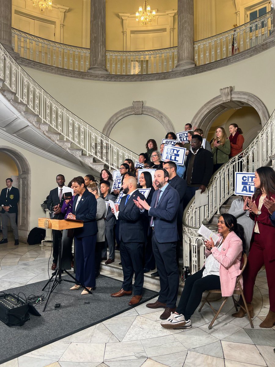 KeithPowersNYC's tweet image. Today, we stood in support of the City for All proposal that adds $5 billion for affordable housing, tenants protection, and more. 

The @NYCCouncil led the way to deliver more for affordable housing.