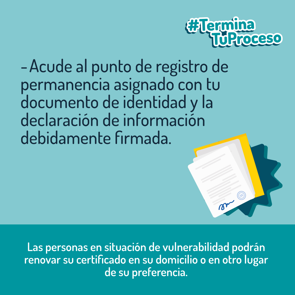 ACNUREcuador's tweet photo. #TerminaTuProceso para obtener tu visa #VIRTEII. Pero recuerda que debes renovar tu Certificado de Permanencia Migratoria.
Conoce los requisitos y el procedimiento que debes realizar. https://t.co/chzIokWNxi