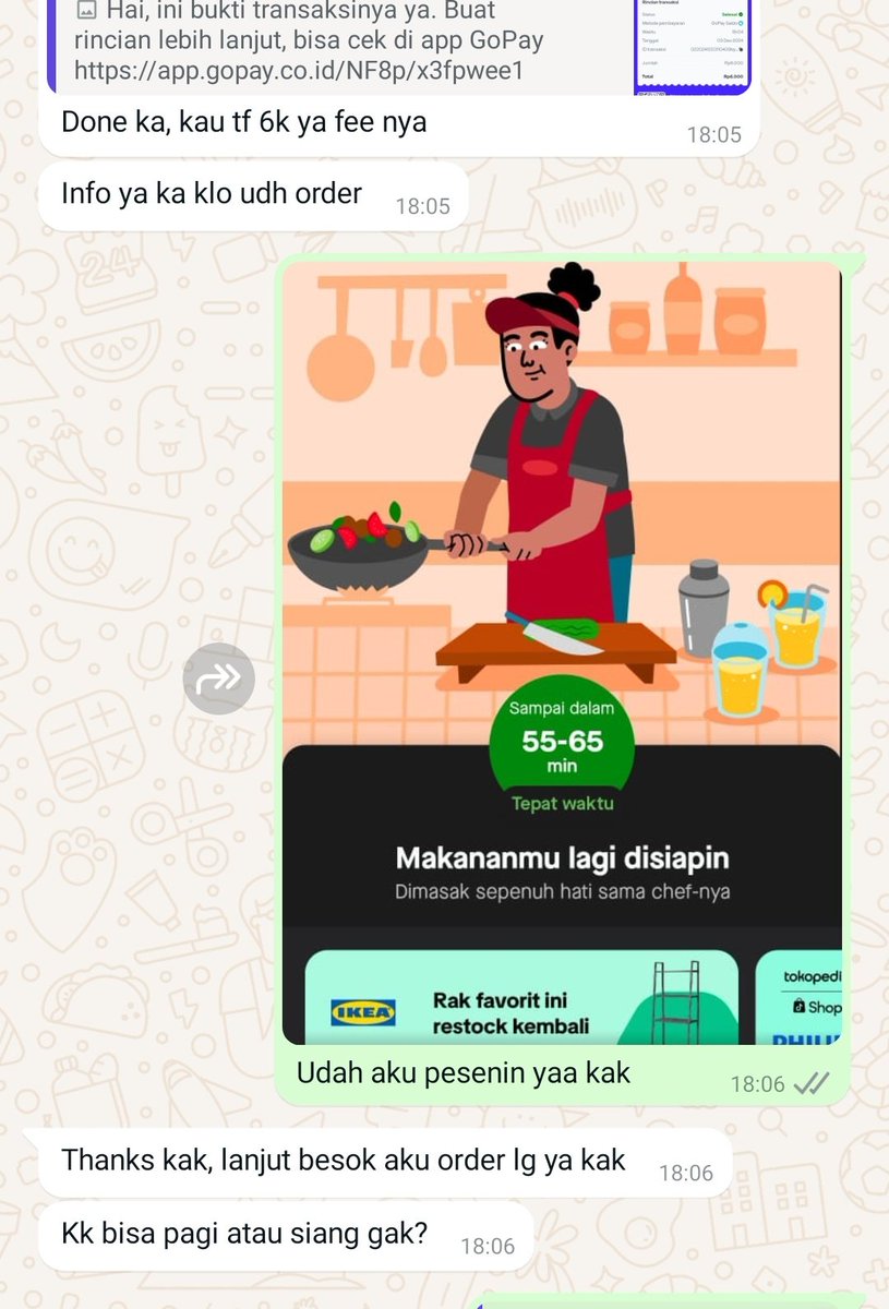 recehstuff's tweet photo. Testimoni voucher gofood https://t.co/0KlmXTKkKv