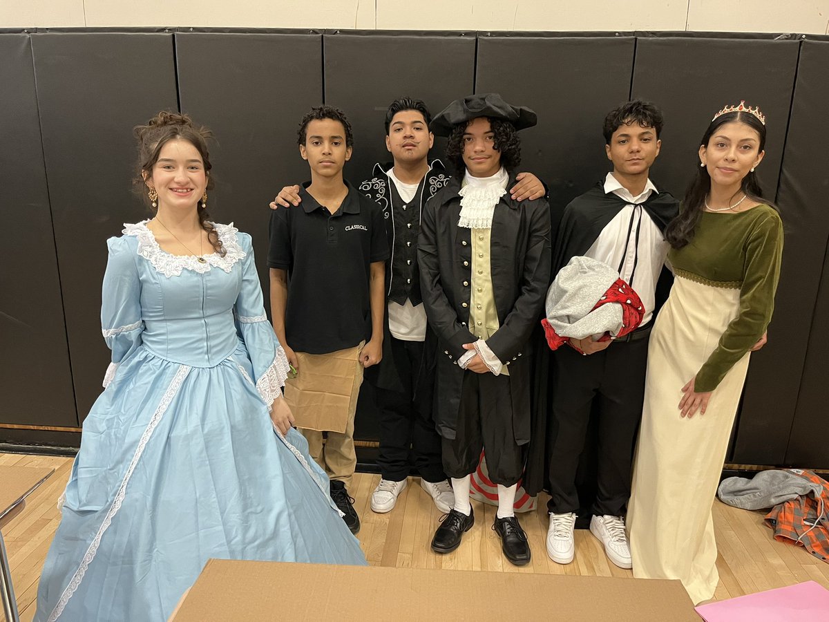 Classical 10th grade did a great job on their Renaissance Faire coached projects