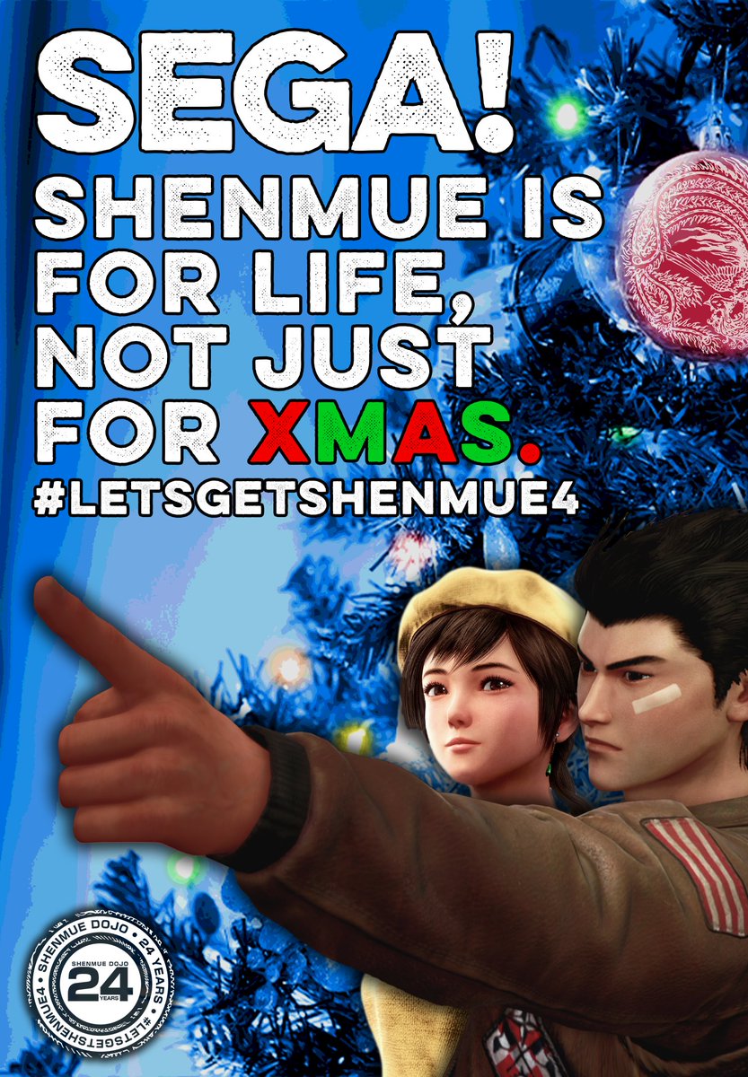 Shenmue World 🌏 (@shenmueworld) on Twitter photo To continue #Shenmue <a href="/YSNET_Inc/">YS NET Inc.</a> needs a partner!
Who will help us? 🤔
#LetsGetShenmue4
<a href="/SEGA/">SEGA</a> <a href="/SEGA_OFFICIAL/">セガ公式アカウント🦔</a> <a href="/RGGStudio/">RGG Studio | Like a Dragon & Yakuza Series</a> <a href="/yosp/">Shuhei Yoshida</a> <a href="/MolaramLives/">Justin Shriram Keeling</a> <a href="/Lumikai/">Lumikai</a> <a href="/EpicPublishing/">Epic Games Publishing</a> <a href="/devolverdigital/">Devolver Digital</a> <a href="/LimitedRunJosh/">Josh Fairhurst</a> <a href="/ryanpayton/">Ryan Payton</a> <a href="/CedricBiscay/">Cedric Biscay</a> <a href="/SumoDigitalLtd/">Sumo Digital</a> <a href="/505_Games/">505 Games</a> <a href="/ININ_Games/">ININ Games</a> <a href="/wbd/">Warner Bros. Discovery</a> <a href="/Crunchyroll/">Crunchyroll</a> To continue #Shenmue <a href="/YSNET_Inc/">YS NET Inc.</a> needs a partner!
Who will help us? 🤔
#LetsGetShenmue4
<a href="/SEGA/">SEGA</a> <a href="/SEGA_OFFICIAL/">セガ公式アカウント🦔</a> <a href="/RGGStudio/">RGG Studio | Like a Dragon & Yakuza Series</a> <a href="/yosp/">Shuhei Yoshida</a> <a href="/MolaramLives/">Justin Shriram Keeling</a> <a href="/Lumikai/">Lumikai</a> <a href="/EpicPublishing/">Epic Games Publishing</a> <a href="/devolverdigital/">Devolver Digital</a> <a href="/LimitedRunJosh/">Josh Fairhurst</a> <a href="/ryanpayton/">Ryan Payton</a> <a href="/CedricBiscay/">Cedric Biscay</a> <a href="/SumoDigitalLtd/">Sumo Digital</a> <a href="/505_Games/">505 Games</a> <a href="/ININ_Games/">ININ Games</a> <a href="/wbd/">Warner Bros. Discovery</a> <a href="/Crunchyroll/">Crunchyroll</a>