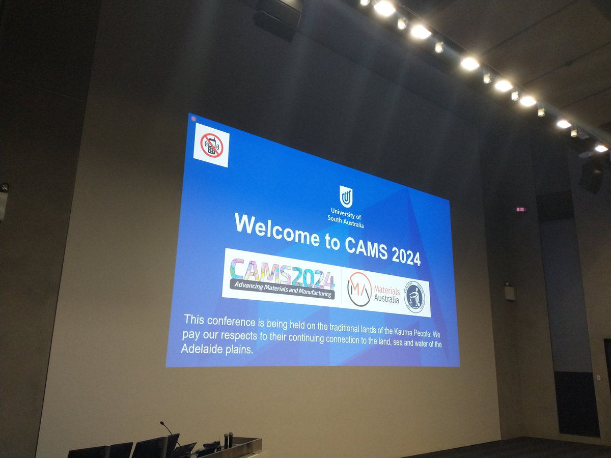 #CAMS2024 about to begin. All about Materials and Manufacturing 🤩