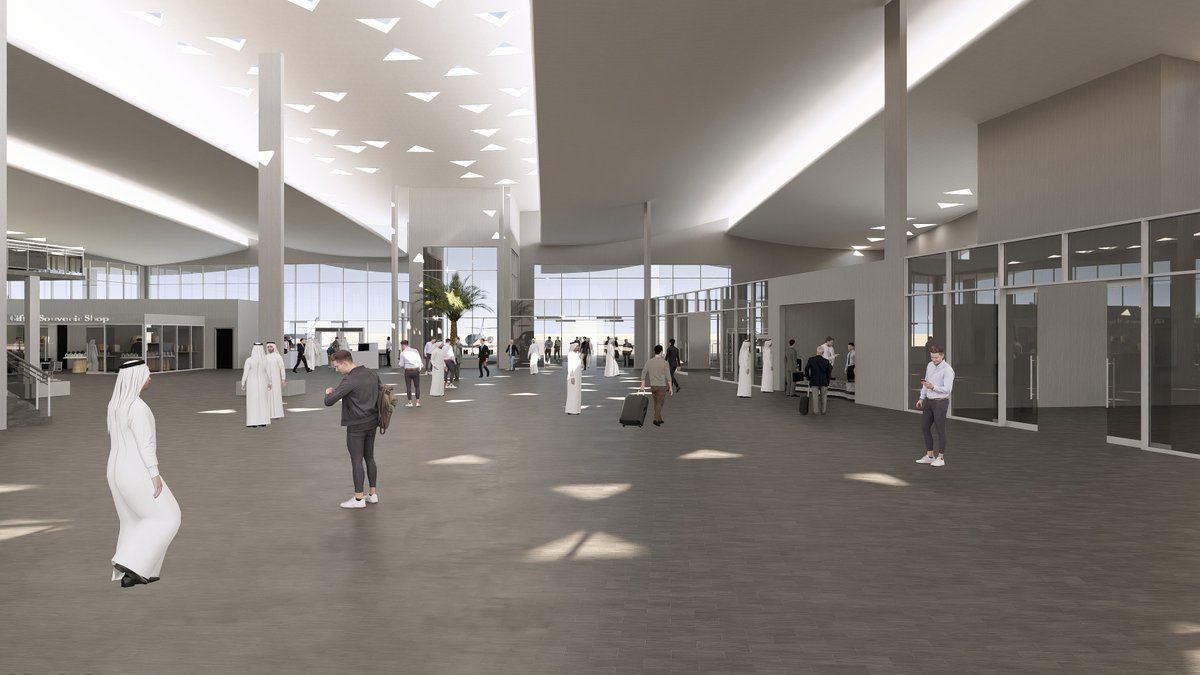 مناظير داخلية توضح الفراغات الداخلية وطيفية دخول الأضاءة الطبيعية للمبنى بدون الأشعة الحارة.