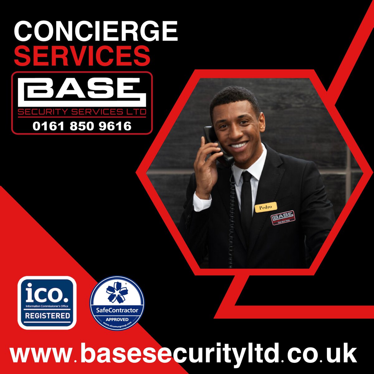 Base_Security's tweet photo. Create the Best First Impression with Our #Concierge #SecurityGuards

#BeSafeWithBase @Base_Security https://t.co/LKA38vQu7s
