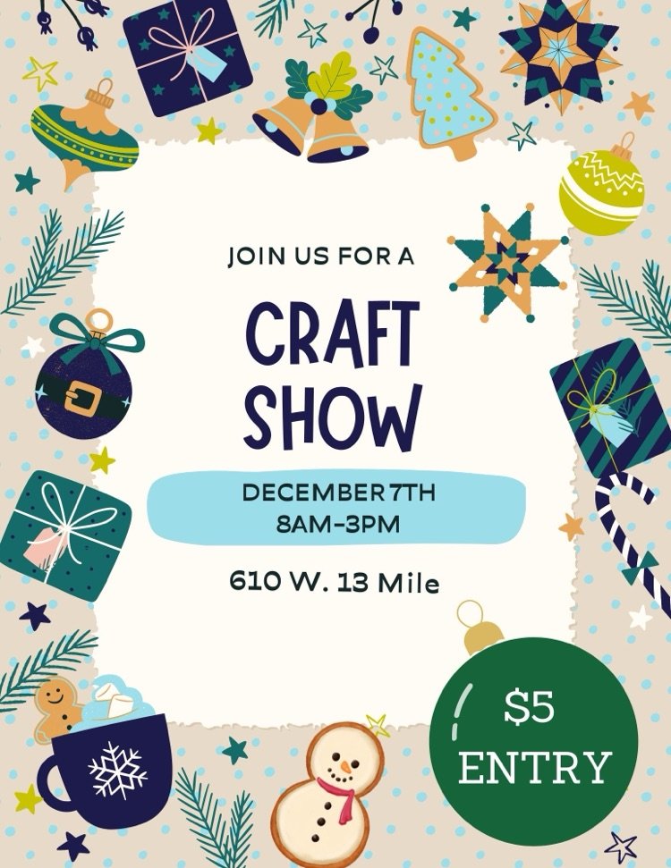 Make sure to come and check out the second annual craft show this Saturday at Lamphere High School! Admission is $5! Come check out our 45+ vendors!