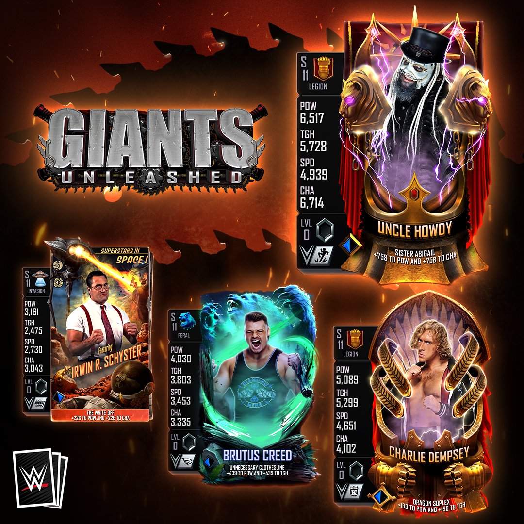 WWE SuperCard tweet media