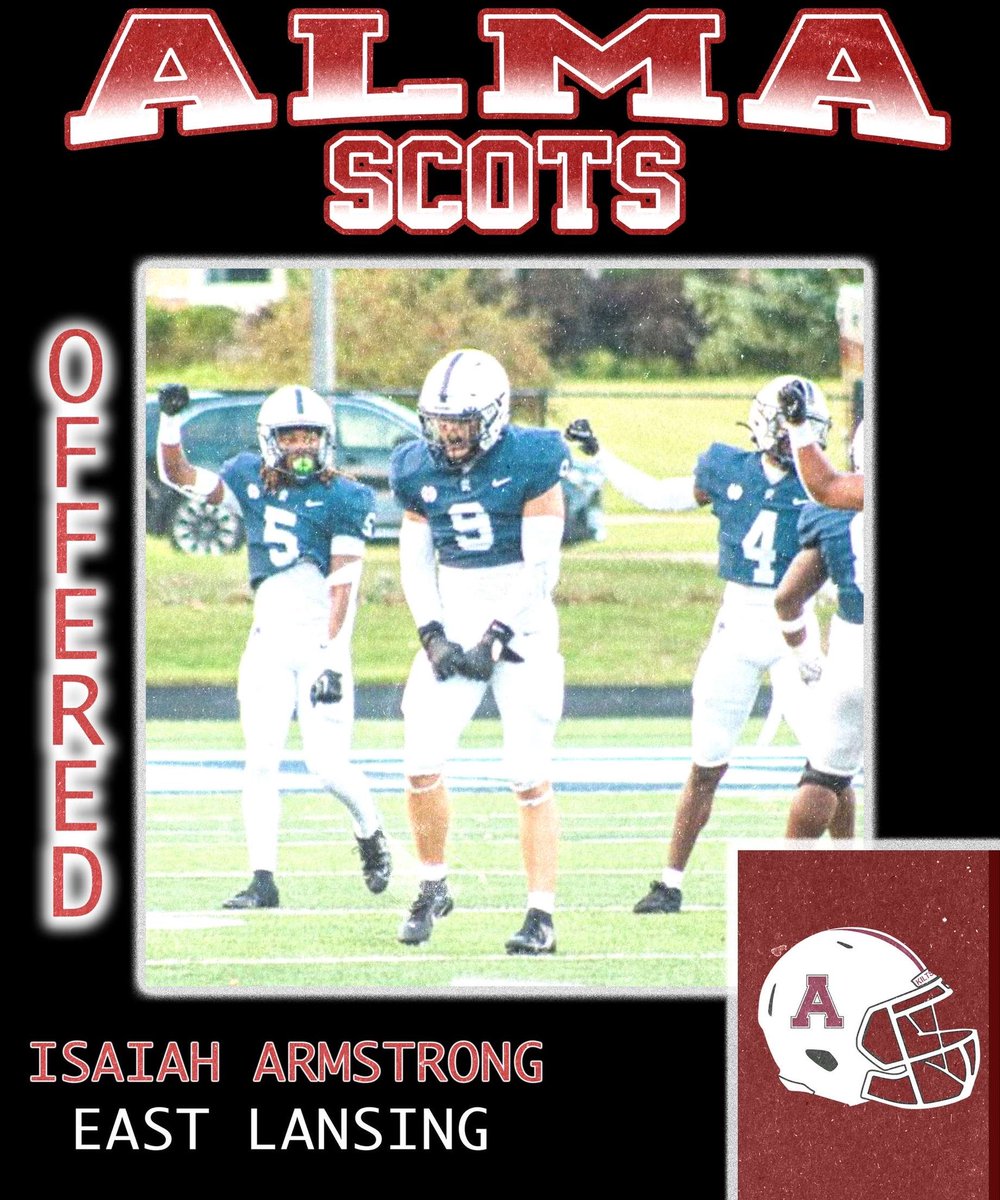 After a great visit and conversation, I am blessed to receive my first offer to play at the next level! Big thanks to the coaching staff for giving me this opportunity. <a href="/Ryan_Ettinger1/">Ryan Ettinger</a> <a href="/CoachHill_41/">Ty Hill</a> <a href="/EL_Trojans_FB/">East Lansing Football</a>