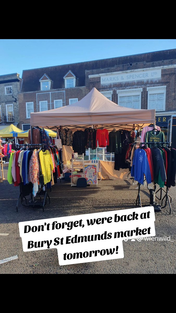 Back at Bury St Edmunds Market tomorrow, hopefully we'll see you there!