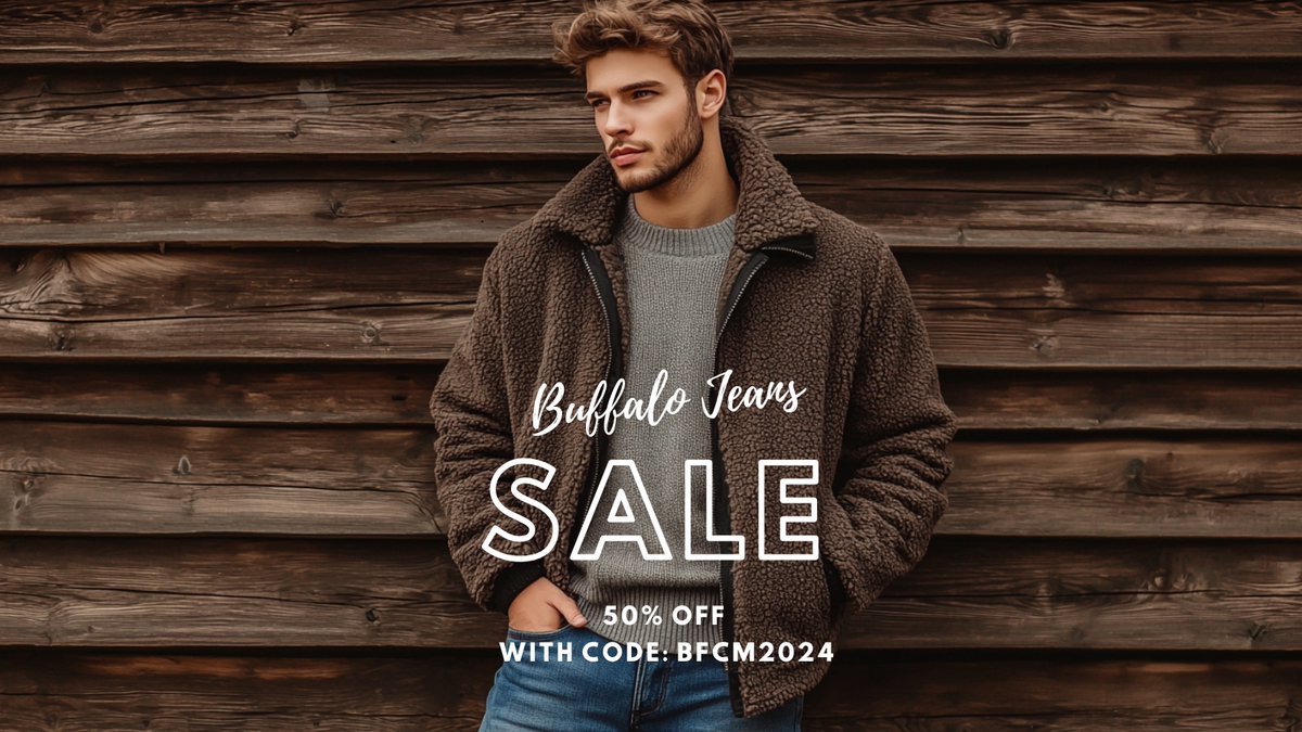 Take 50% OFF your favorite styles at #BuffaloJeans! Use code BFCM2024 to save big. From premium denim to trendy tops, it’s your chance to refresh your wardrobe.
Shop here👉ow.ly/Zon350UjHkQ

#BuffaloJeans #50OffDeals  #FashionSale #DenimStyle #FashionDiscount #BFCM2024
