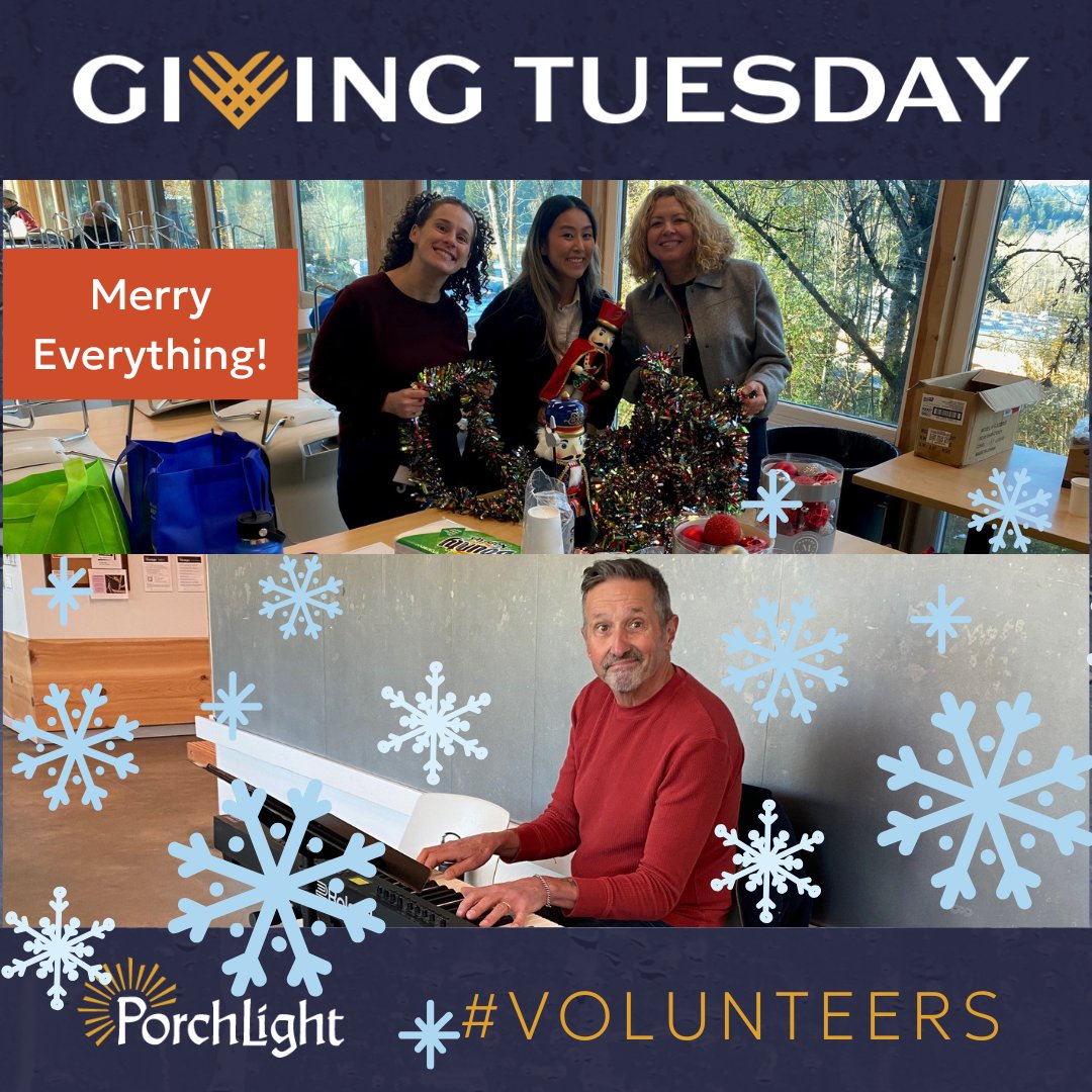 Porchlight (@porchlightcares) on Twitter photo #GivingTuesday can also mean giving time. Thank you to our friends from Hyatt Regency who have come to deck the halls, decorate cookies, and join us in enjoying the musical donations of our friend, Dave! #GivingTuesday can also mean giving time. Thank you to our friends from Hyatt Regency who have come to deck the halls, decorate cookies, and join us in enjoying the musical donations of our friend, Dave!