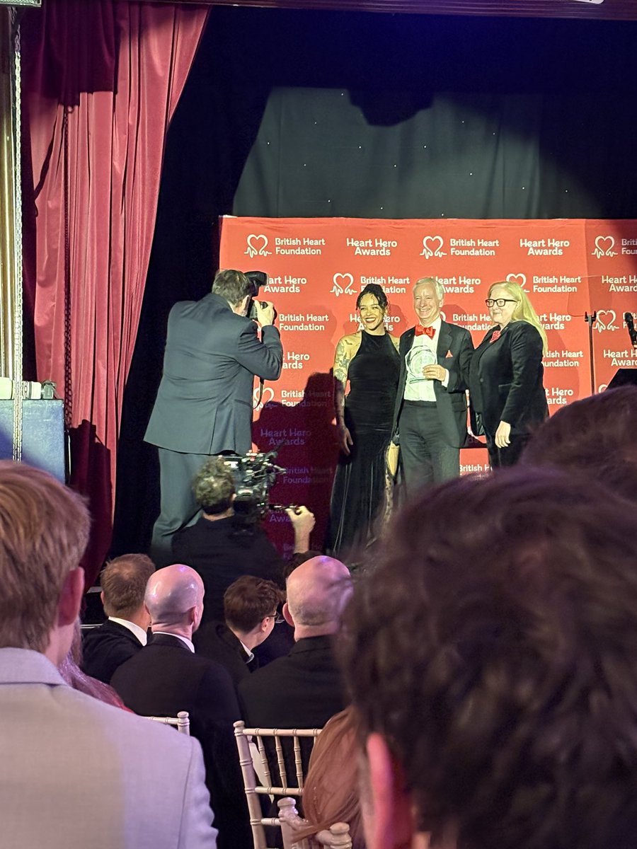 Humbled to be on the BHF Heart Hero 2024 judging panel, hearing amazing stories of BHF supporters and heart heroes, CPR heroes and BHF research story of the year.