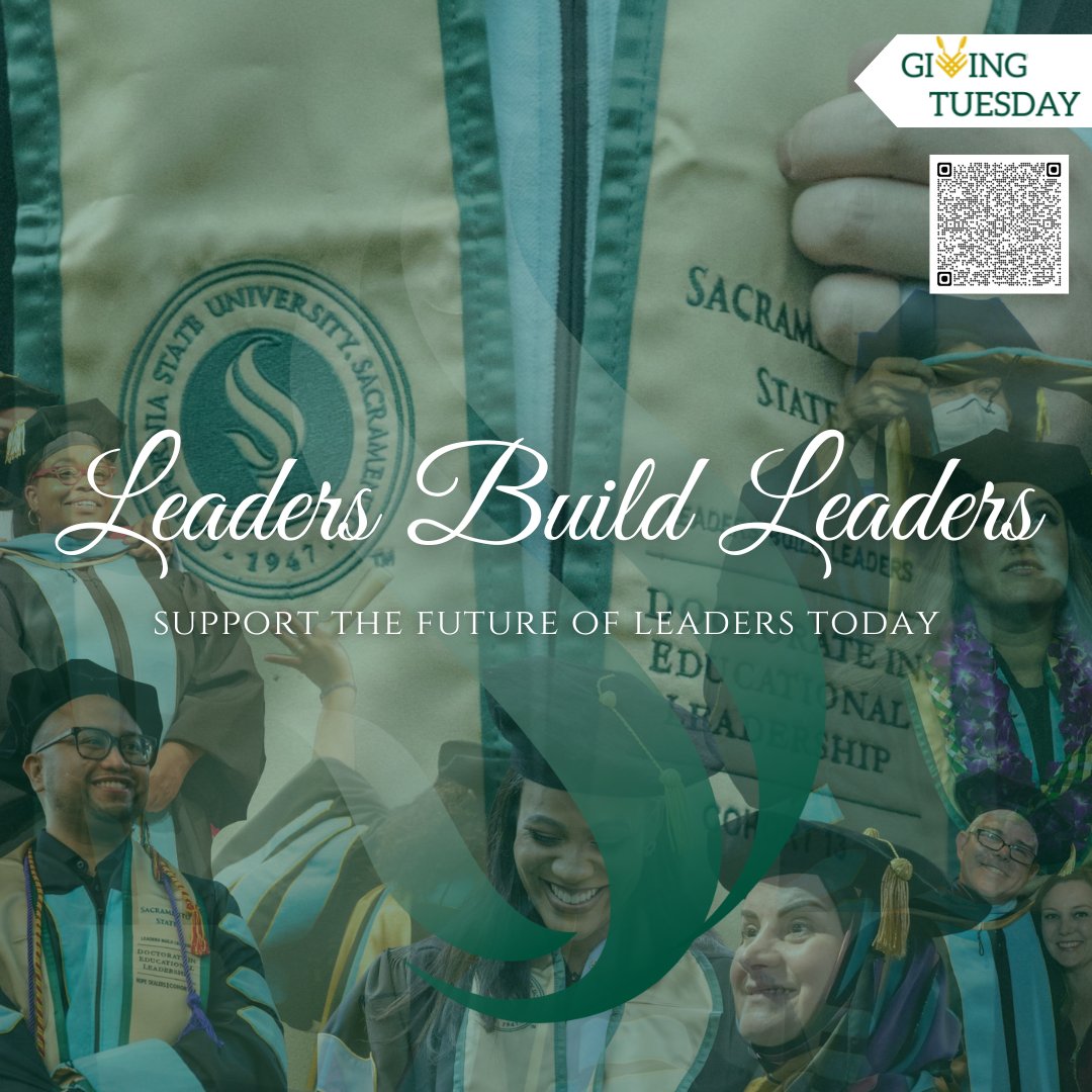 #GivingTuesday! The Pay-It-Forward Initiative is your chance to invest in transformational leaders dedicated to equity and change. Every contribution—big or small—makes a difference in the lives of students and the communities they serve. Donate today using the QR code!