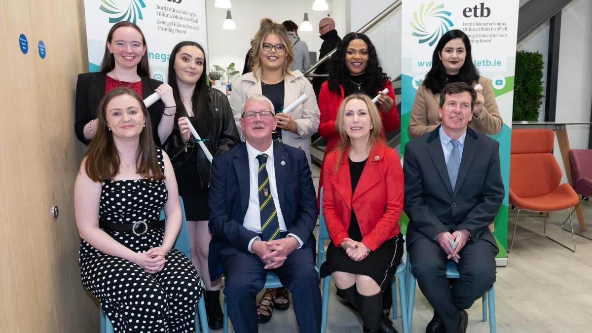 Congratulations to our Further Education and Training (FET) Centre Letterkenny (Port Rd) students who received their certificates at an awards event last Thursday  - we're very proud of all of you! 👏👏👏Read (and see) more here: donegaletb.ie/2024/12/03/fet….
#GoFurtherWithDonegalETB