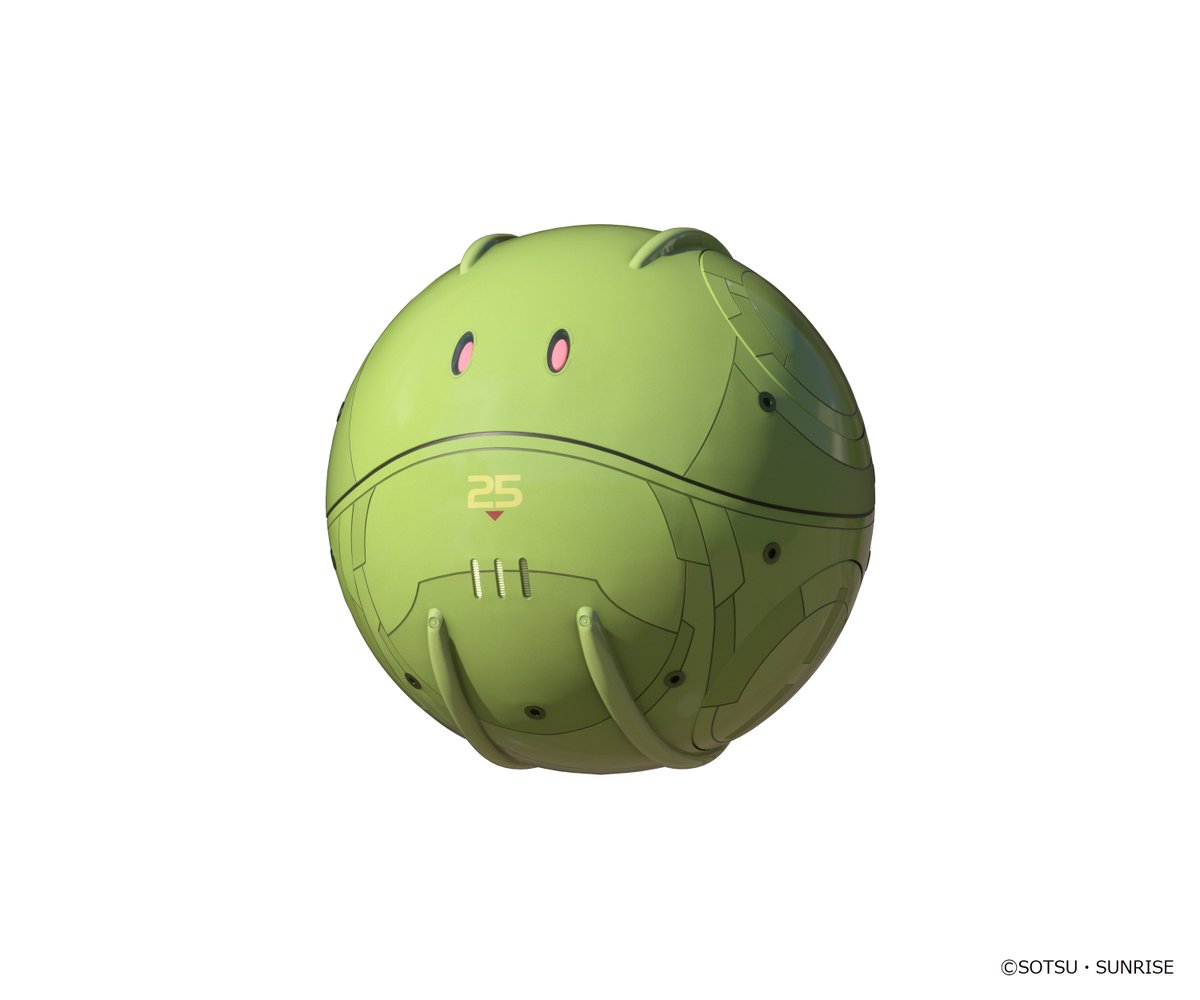 ガンダムパビリオン には、 新デザインのハロ、「イークス」と「ポー