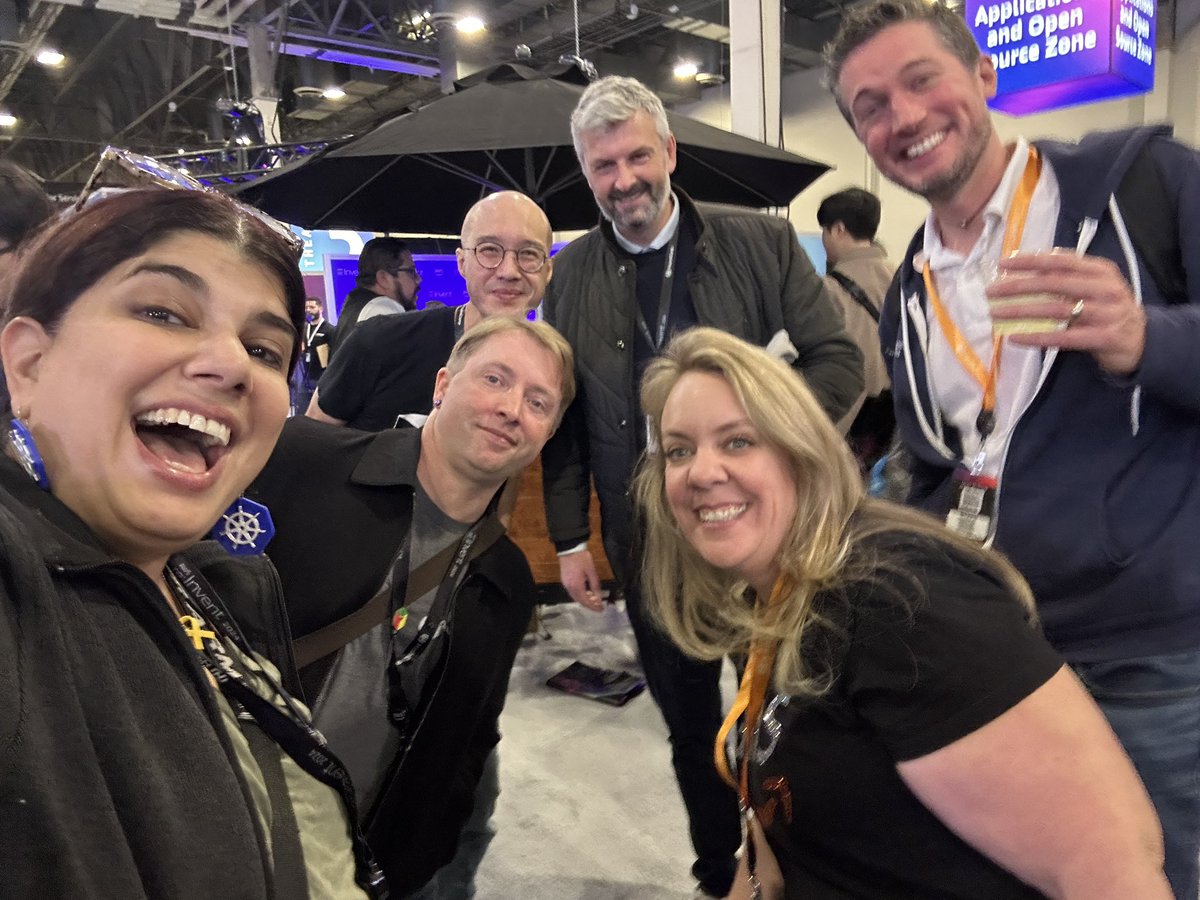 Sharone Revah Zitzman 🎗️💙🇮🇱 (@shar1z) on Twitter photo #AWS Re:Unions! So great seeing <a href="/cobusbernard/">Cobus Bernard 🌩 🇿🇦 in 🇺🇸🥑</a> <a href="/darkosubotica/">Darko Mesaroš 💙 💛 🇪🇺</a> <a href="/juliafmorgado/">Julia Furst Morgado</a> & <a href="/Julie_Gund/">Just Jewels</a> <a href="/gitbisect/">Jason Yee</a> and the gang 😍
More to come ❤️
<a href="/lindavivah/">Linda Vivah (Haviv)</a> - I need that reunion selfie!!!
#AWSreInvent #AWS Re:Unions! So great seeing <a href="/cobusbernard/">Cobus Bernard 🌩 🇿🇦 in 🇺🇸🥑</a> <a href="/darkosubotica/">Darko Mesaroš 💙 💛 🇪🇺</a> <a href="/juliafmorgado/">Julia Furst Morgado</a> & <a href="/Julie_Gund/">Just Jewels</a> <a href="/gitbisect/">Jason Yee</a> and the gang 😍
More to come ❤️
<a href="/lindavivah/">Linda Vivah (Haviv)</a> - I need that reunion selfie!!!
#AWSreInvent