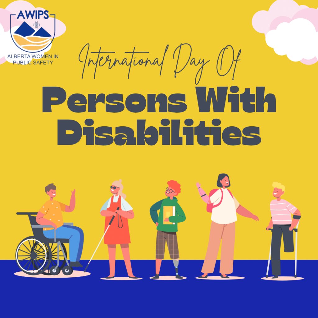 Today is International Day of Persons with Disabilities!

Let’s break barriers in public safety by fostering inclusion, accessibility, and equity. Diversity makes us stronger—together, we build safer, more inclusive communities.

#IDPD #PublicSafety #InclusionMatters #AWIPS