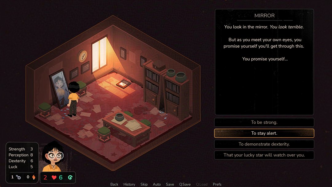CasadoDelphin's tweet image. This November, I made WHERE DOGS TASTE LIKE FLOWERS for the #githubgameoff jam.
It’s a short spooky adventure game about uncovering the secrets of a ghost town, at your own risks...
#gamejam #indiedev
