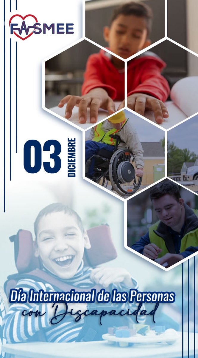 #03Dic
El objetivo es promover los derechos y el bienestar de las personas con discapacidades en todos los ámbitos de la sociedad y el desarrollo, así como concienciar sobre su situación en todos los aspectos de la vida política, social, económica y cultural.