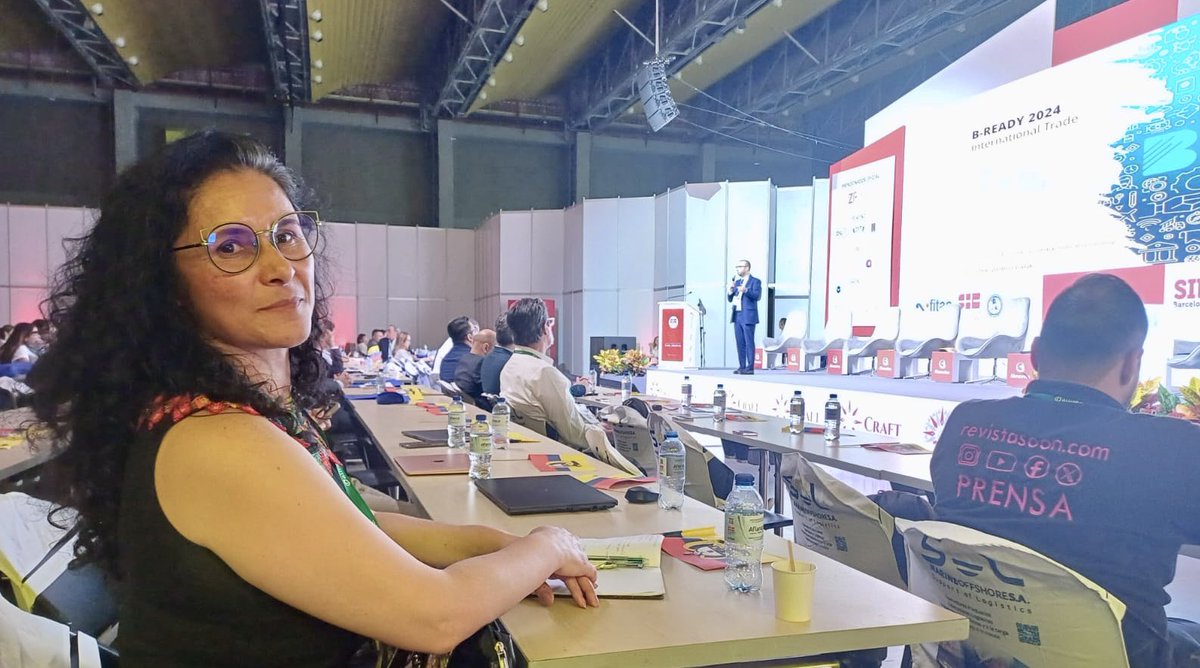 AgenciaITRC's tweet photo. La directora general de la Agencia ITRC, Carolina Madrid, participa en el Congreso Internacional- FIC 2024, organizado por @FITACNAL un evento que reúne al sector logístico y de comercio exterior. 

Más información 👉
https://t.co/QfW2KiHUtp https://t.co/ioCOzyE1H3