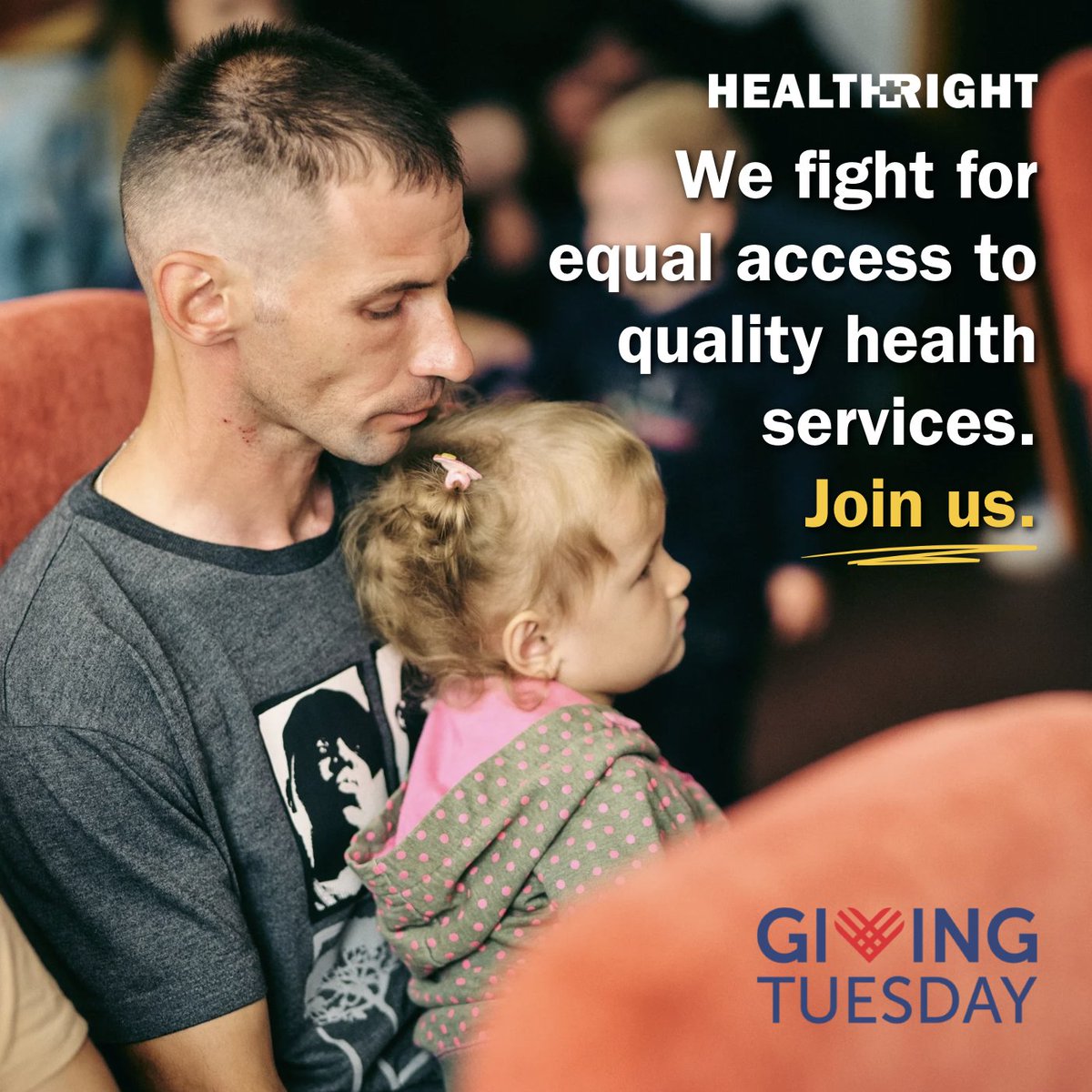 We fight for equal access to quality health services. Join us. 

This #GivingTuesday, consider making a gift to HealthRight, and help us improve health systems for marginalized communities.

We need your help to continue this life-saving work. Donate now: hubs.ly/Q02-hmcB0